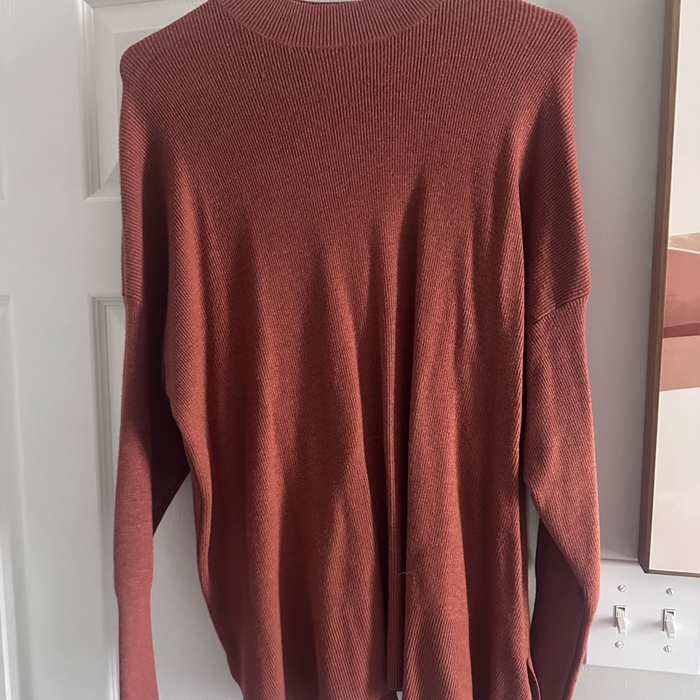 Rust Knit Sweater